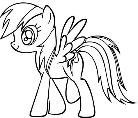 Rainbow Dash Printable Coloring Pages
